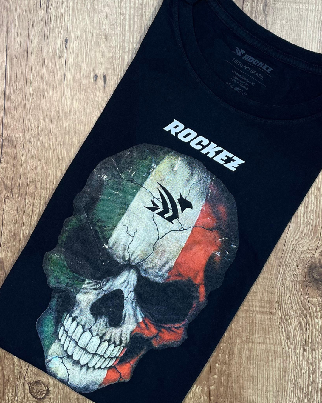 Camiseta Estampada - Preta