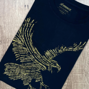 Camiseta Estampada - Preta