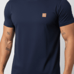 Camiseta Rockez Leather Marinho