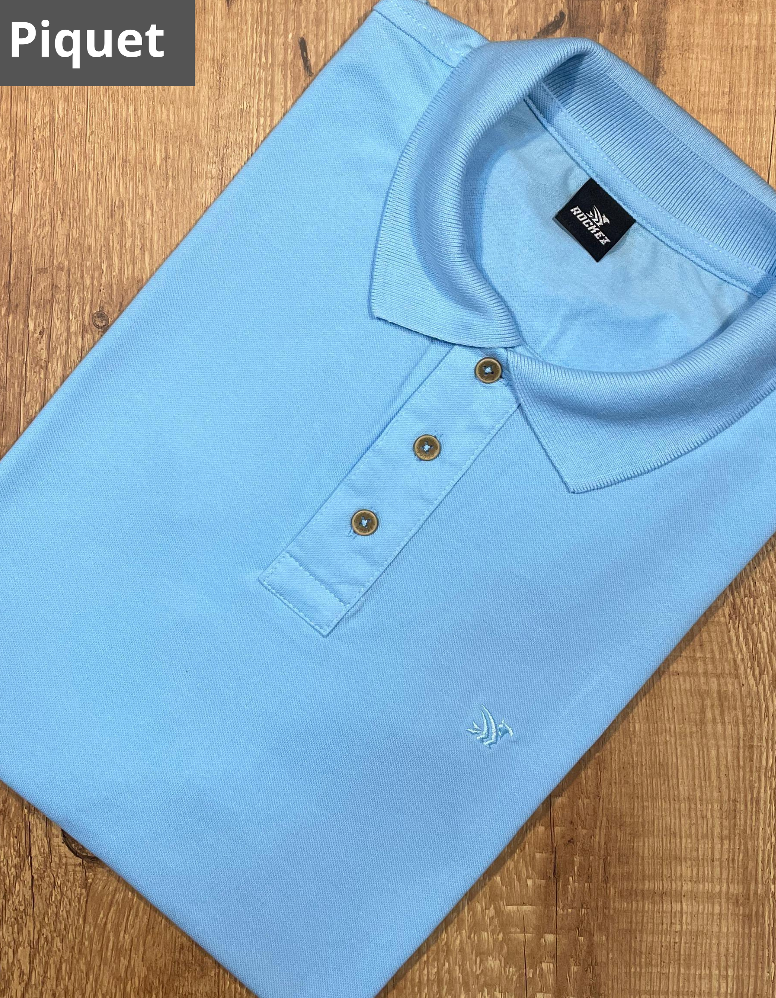 Polo Piquet Rockez Azul
