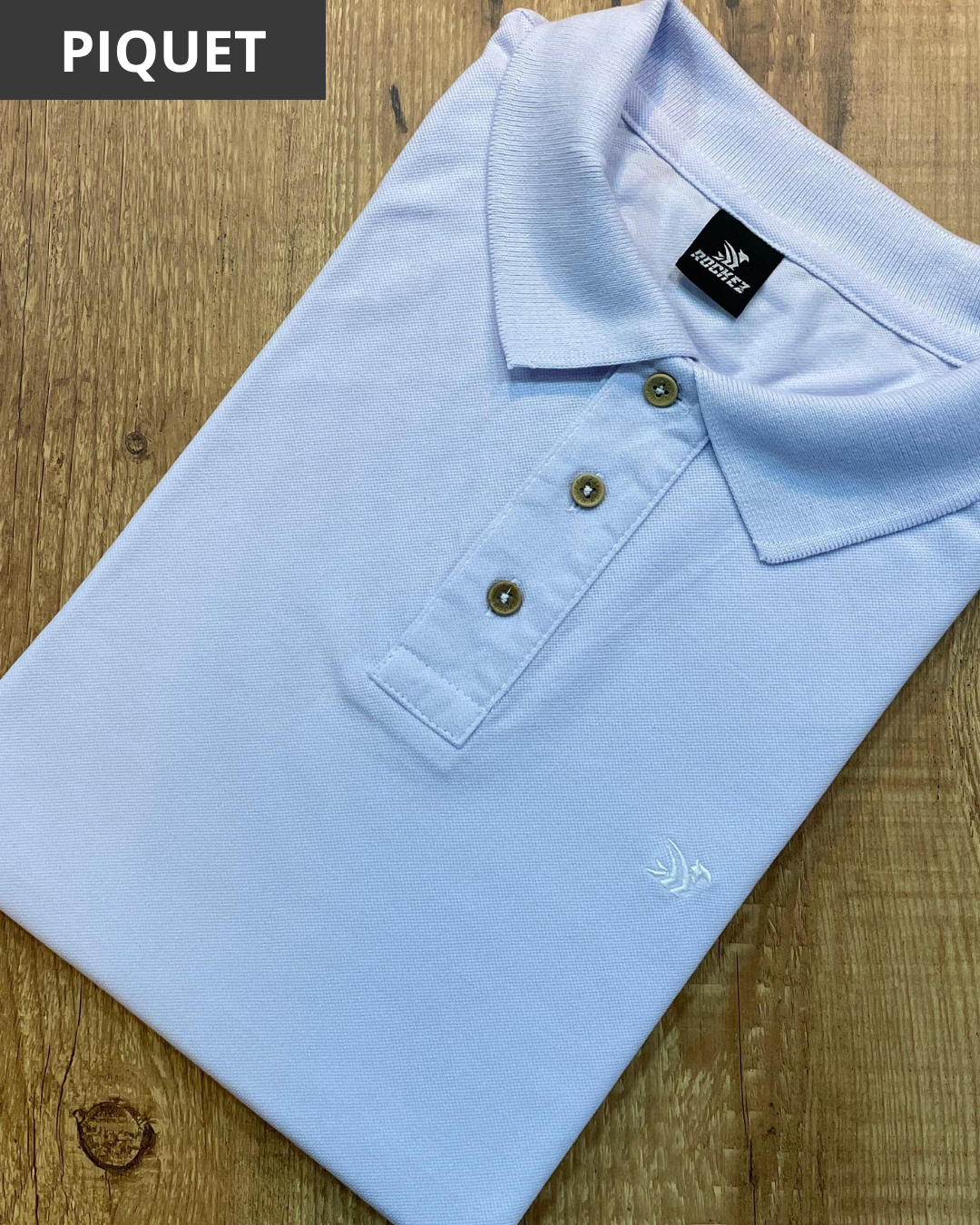 Polo Piquet Rockez Branca