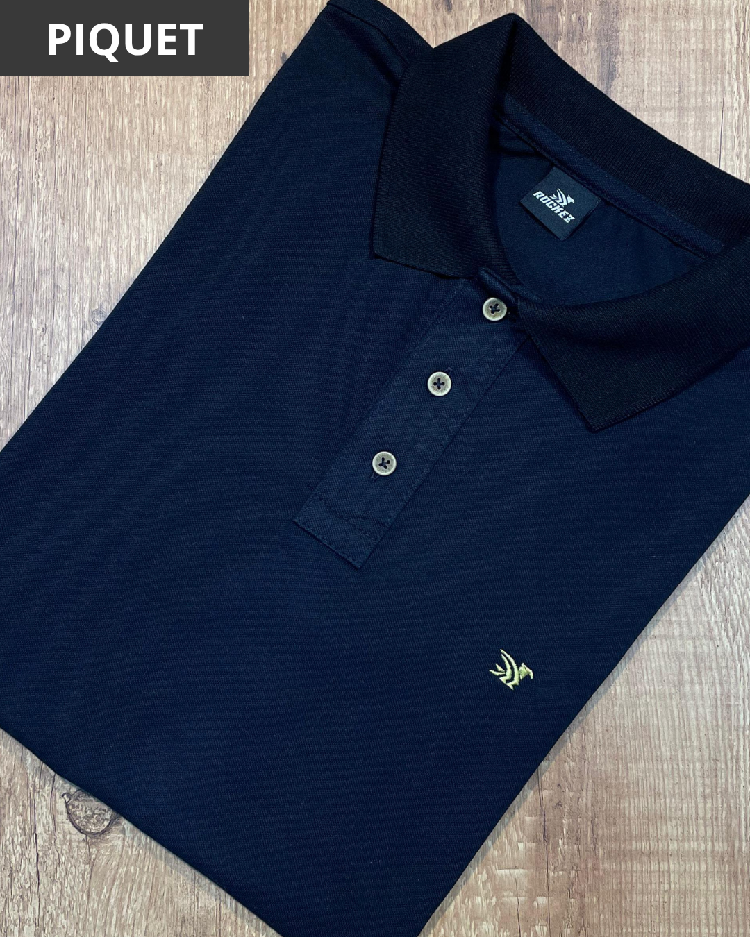 Polo Piquet Rockez Preta